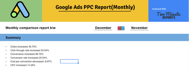 TMR: Google Ads PPC Report(Monthly)