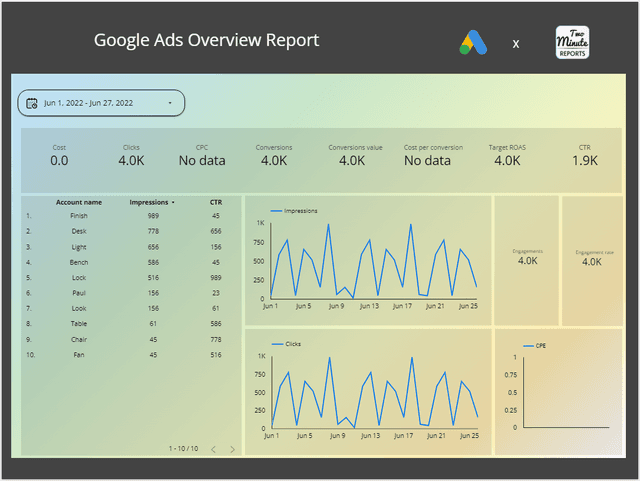 Google Ads Overview Report