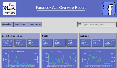 Facebook Ads Overview Report