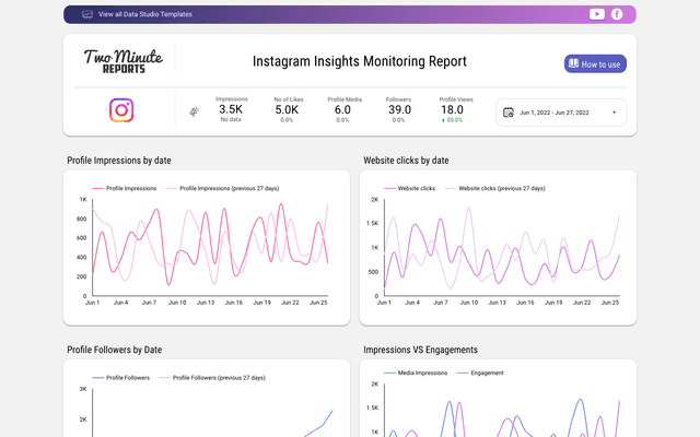 Instagram Insights Monitoring Report